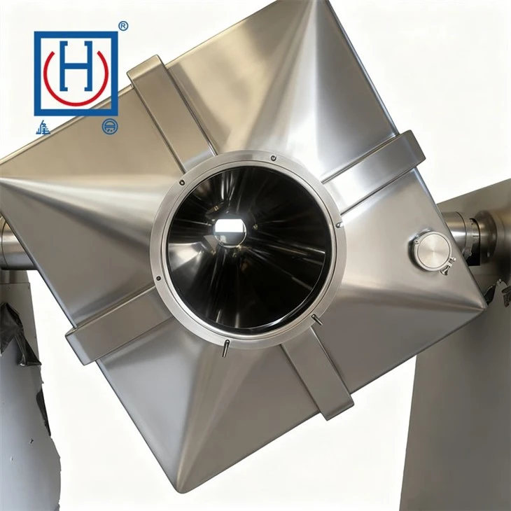 Industrial Square Cone Blender With Infrared Safety Sensor factory