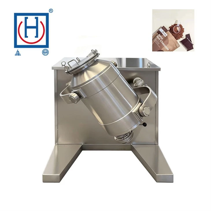 Industrial Three-Dimensional Mixer For Hot Chocolate Powder