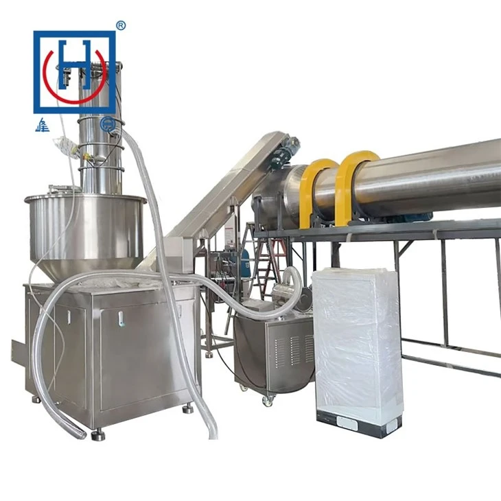 Rotary Drum Dryer For Organic Fertilizer Granules factory